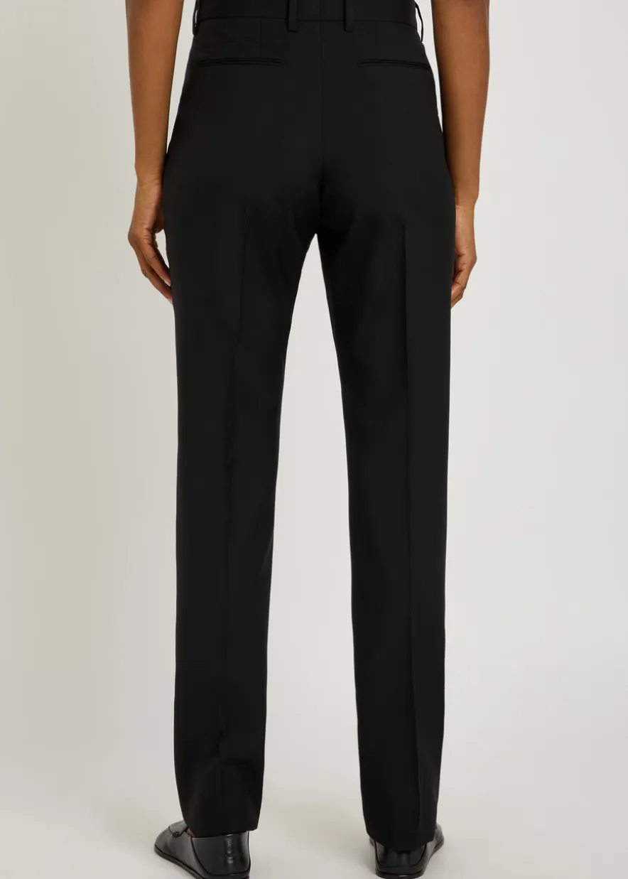 Erin straight-leg wool trousers