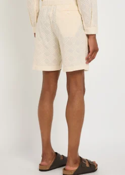 Escobelle embroidered cotton shorts