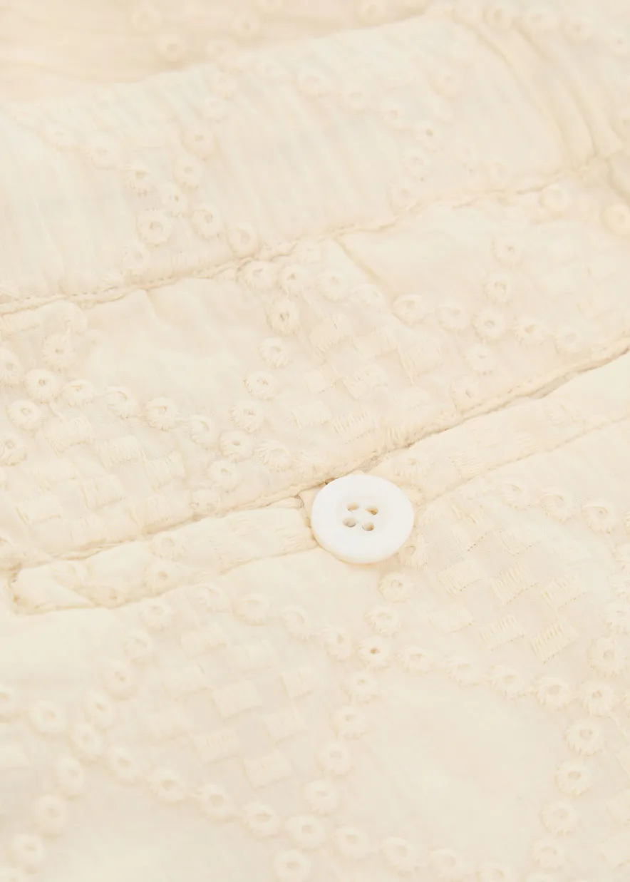 Escobelle embroidered cotton shorts