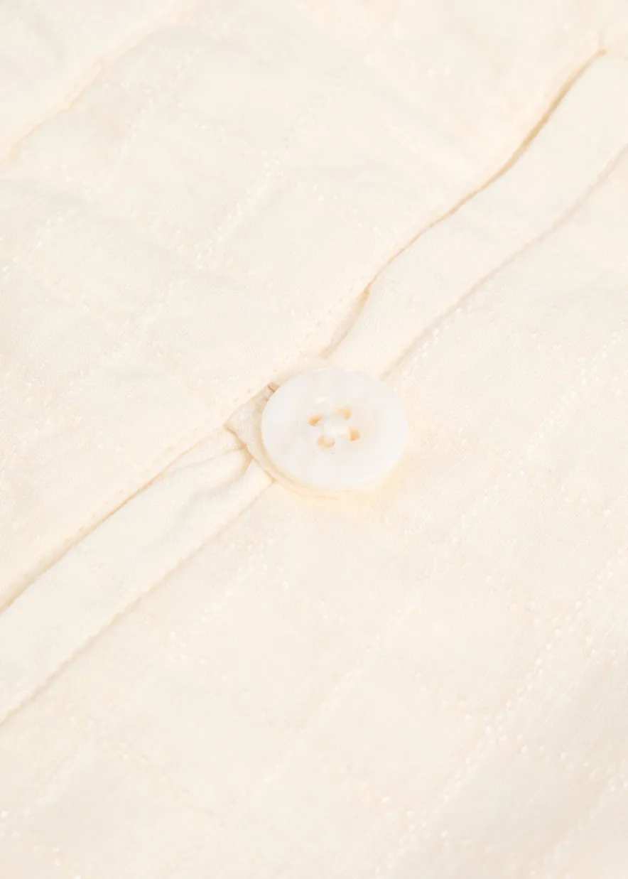 Escubelle embroidered cotton-blend shorts