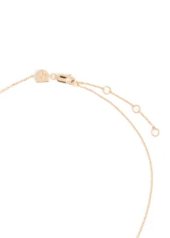 Essential Crystal Charm 18kt gold-plated necklace