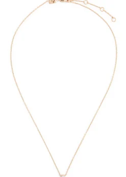 Essential Crystal Charm 18kt gold-plated necklace