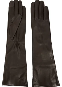 Essentials Long leather gloves