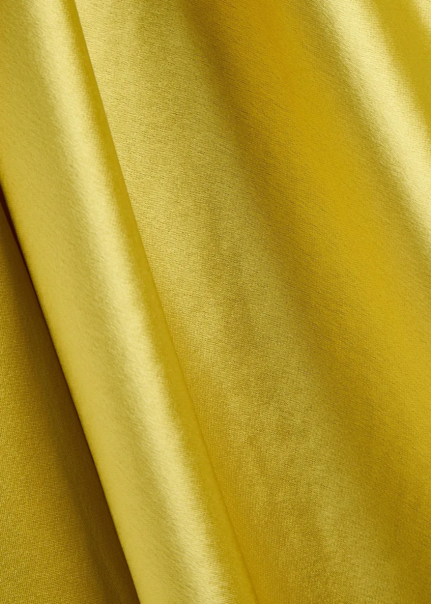 Estelle scarf-effect satin maxi dress