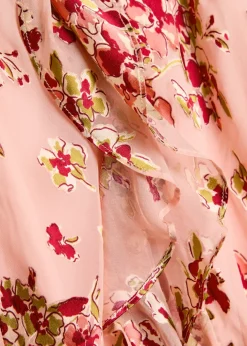 Ester floral-print woven maxi dress