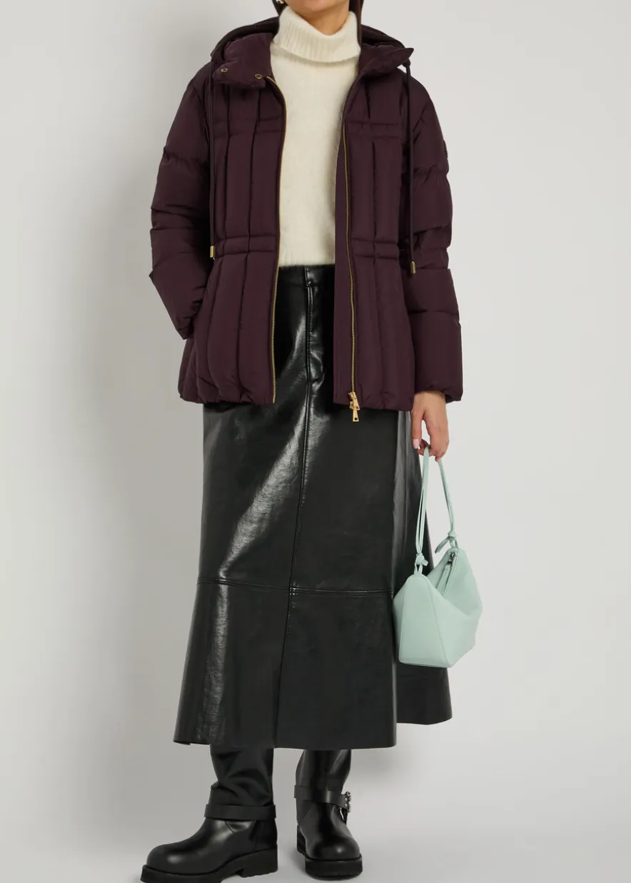 Estom padded drawstring shell jacket