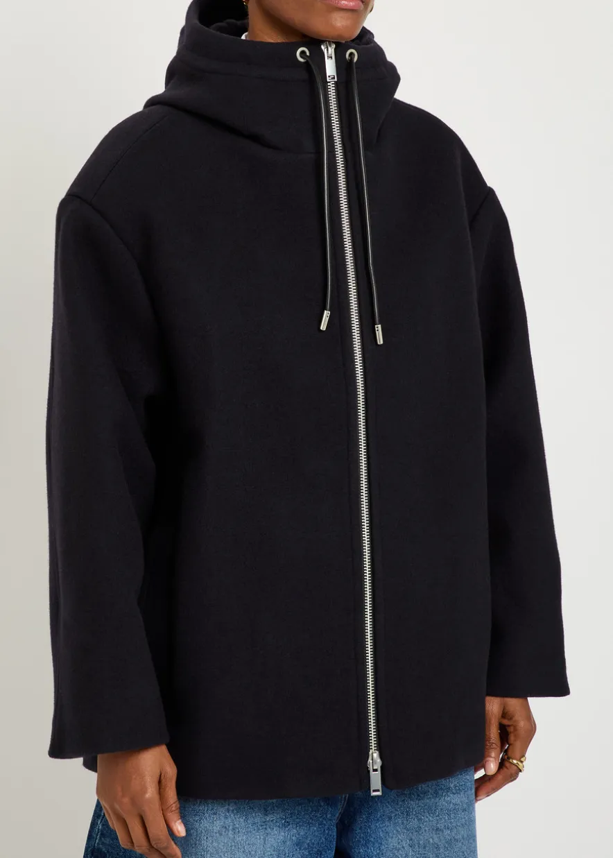 Etna hooded wool and cashmere-blend jacket