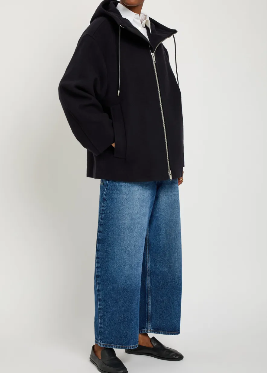 Etna hooded wool and cashmere-blend jacket