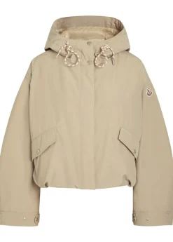 Eucalyptus padded hooded shell jacket