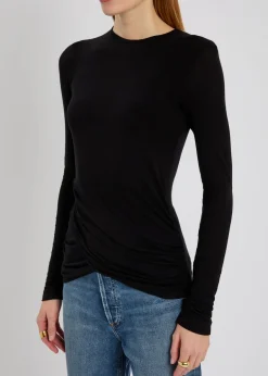 Eve draped jersey top