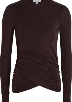Eve draped jersey top