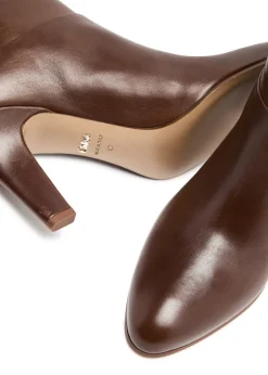 Eve 90 glossed-leather over-the-knee boots