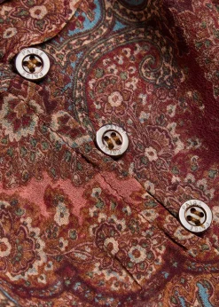 Eve printed silk-chiffon blouse