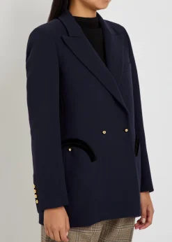 Everyday double-breasted wool blazer