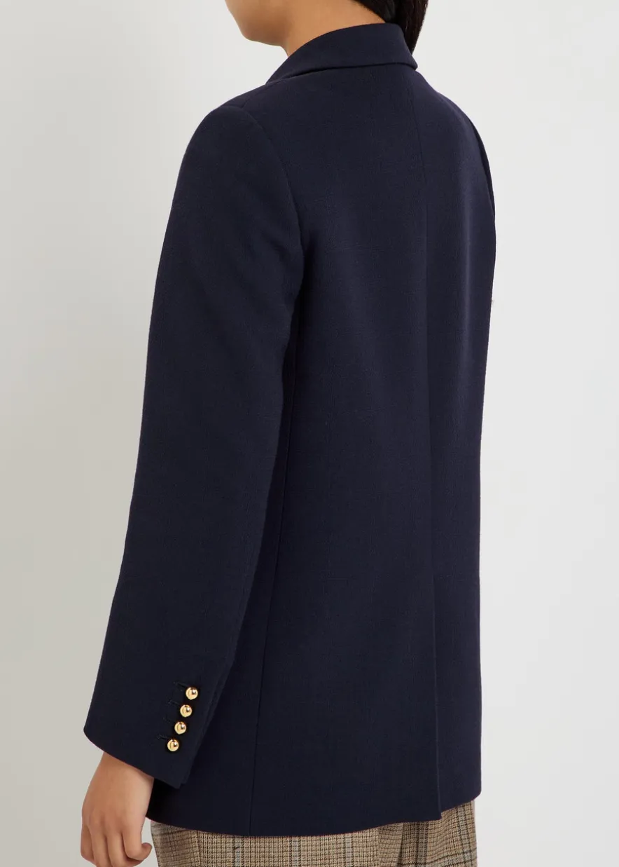 Everyday double-breasted wool blazer