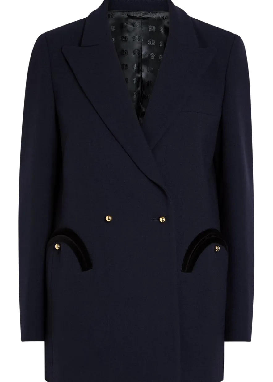 Everyday double-breasted wool blazer