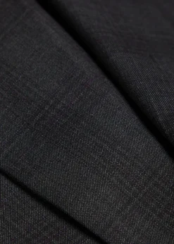 Everyday plaid double-breasted wool blazer