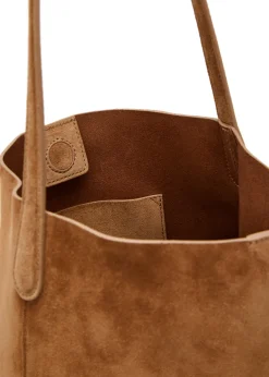 Everyday small suede tote bag
