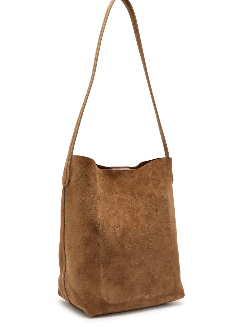 Everyday small suede tote bag