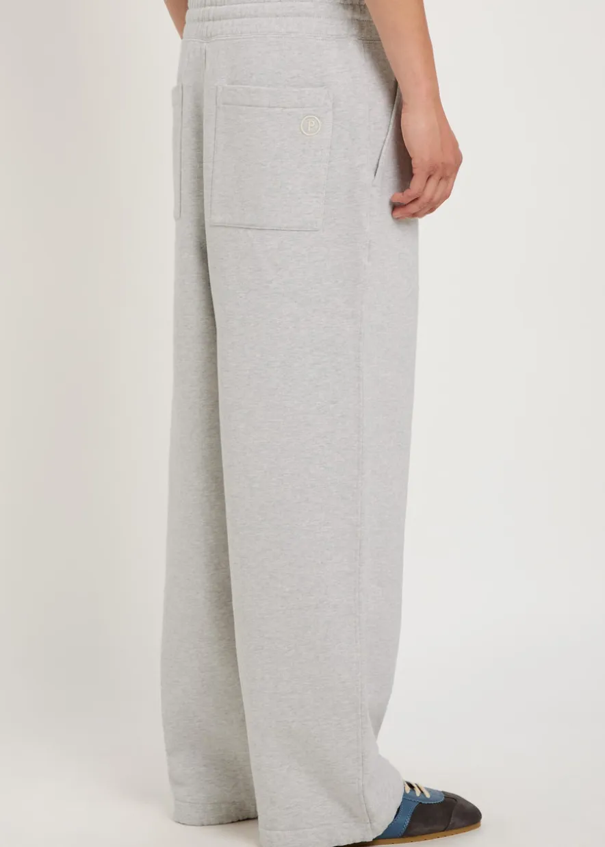 Everyday wide-leg cotton sweatpants