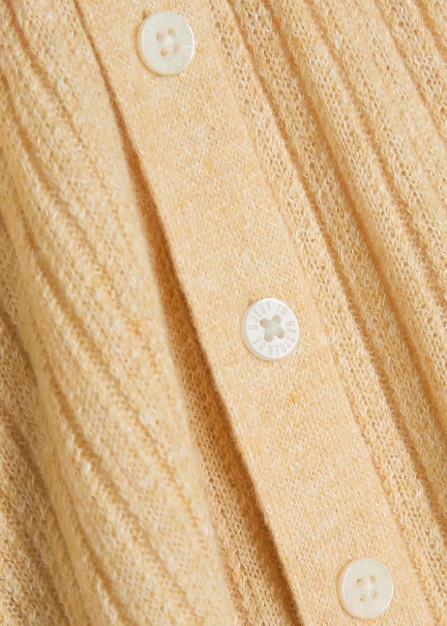 Everywear wide-leg cashmere and linen-blend trousers
