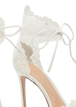 Evie 105 lace and leather sandals