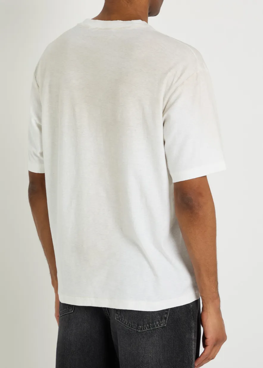Exford printed cotton-blend T-shirt