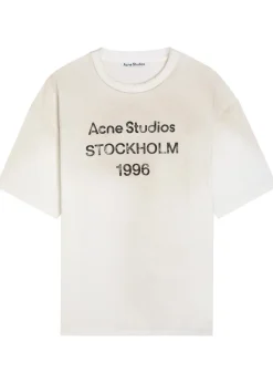 Exford printed cotton-blend T-shirt