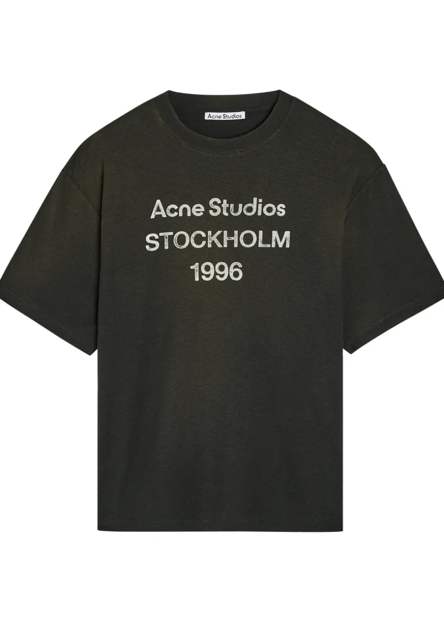 Exford printed cotton-blend T-shirt