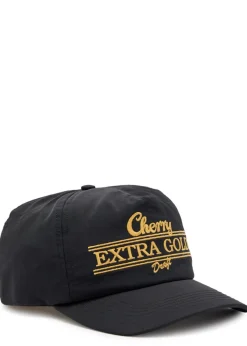 Extra Gold 5 Panel embroidered nylon cap