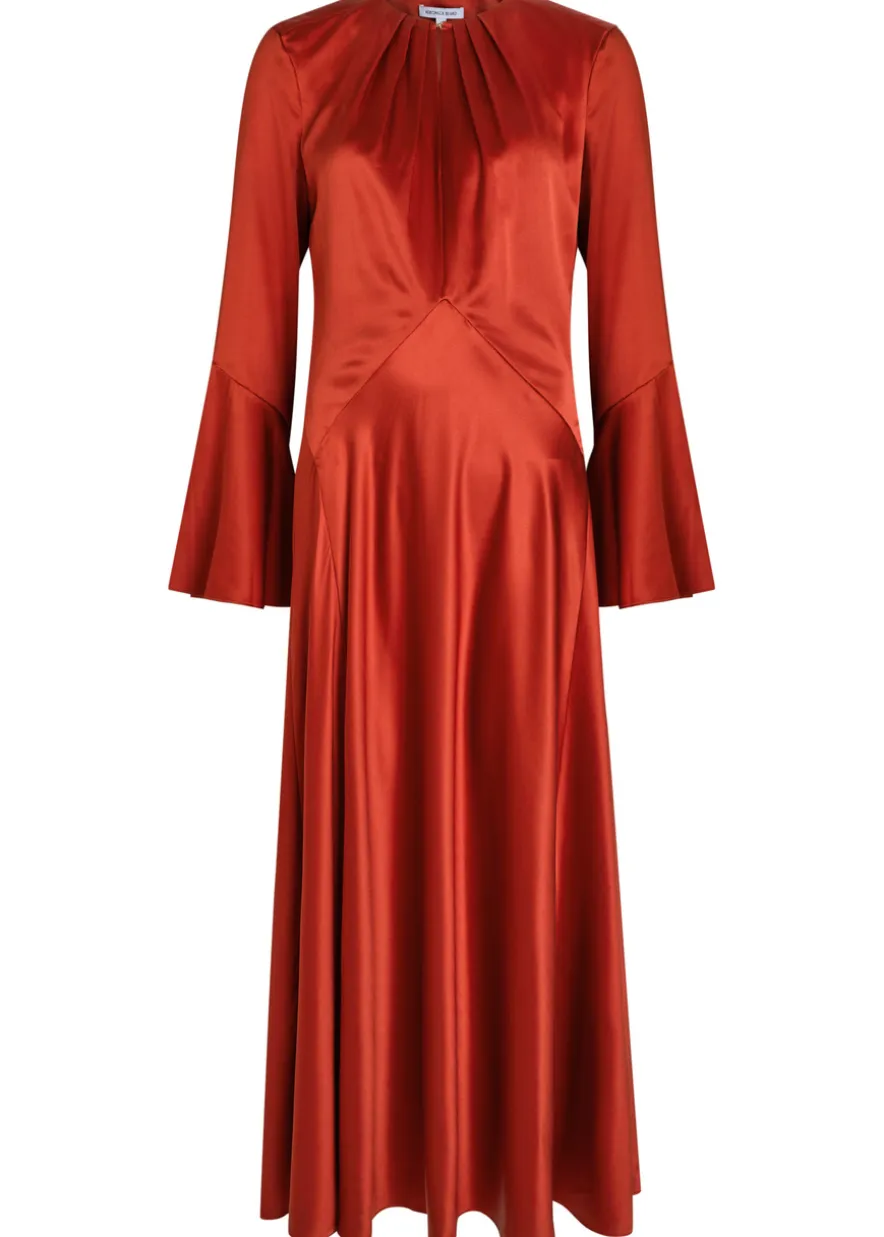 Ezri silk-blend midi dress