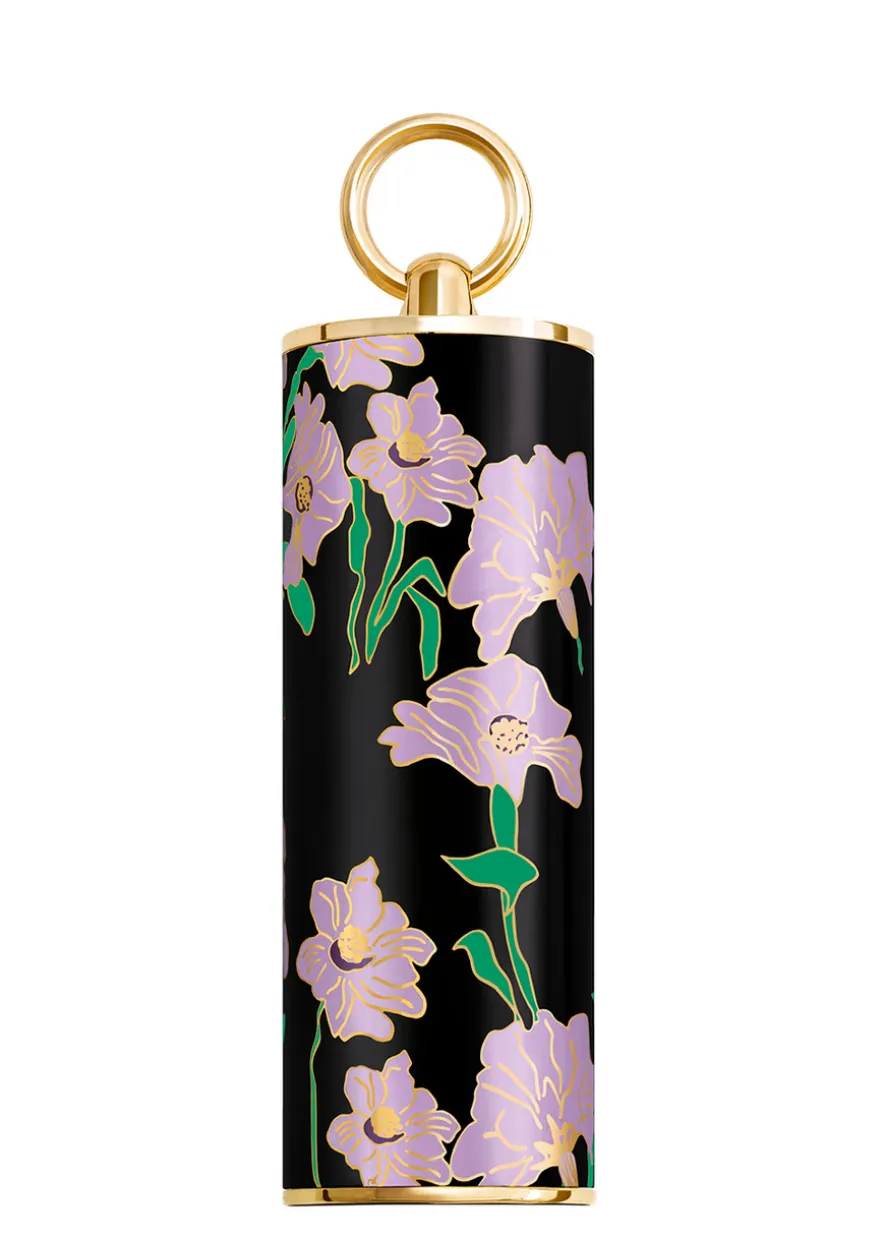 Fabulous Kiss Lipstick Cap - Purple Flower
