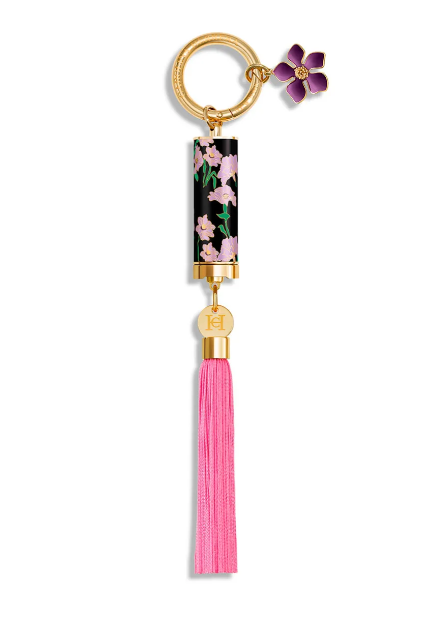 Fabulous Kiss Lipstick Cap - Purple Flower