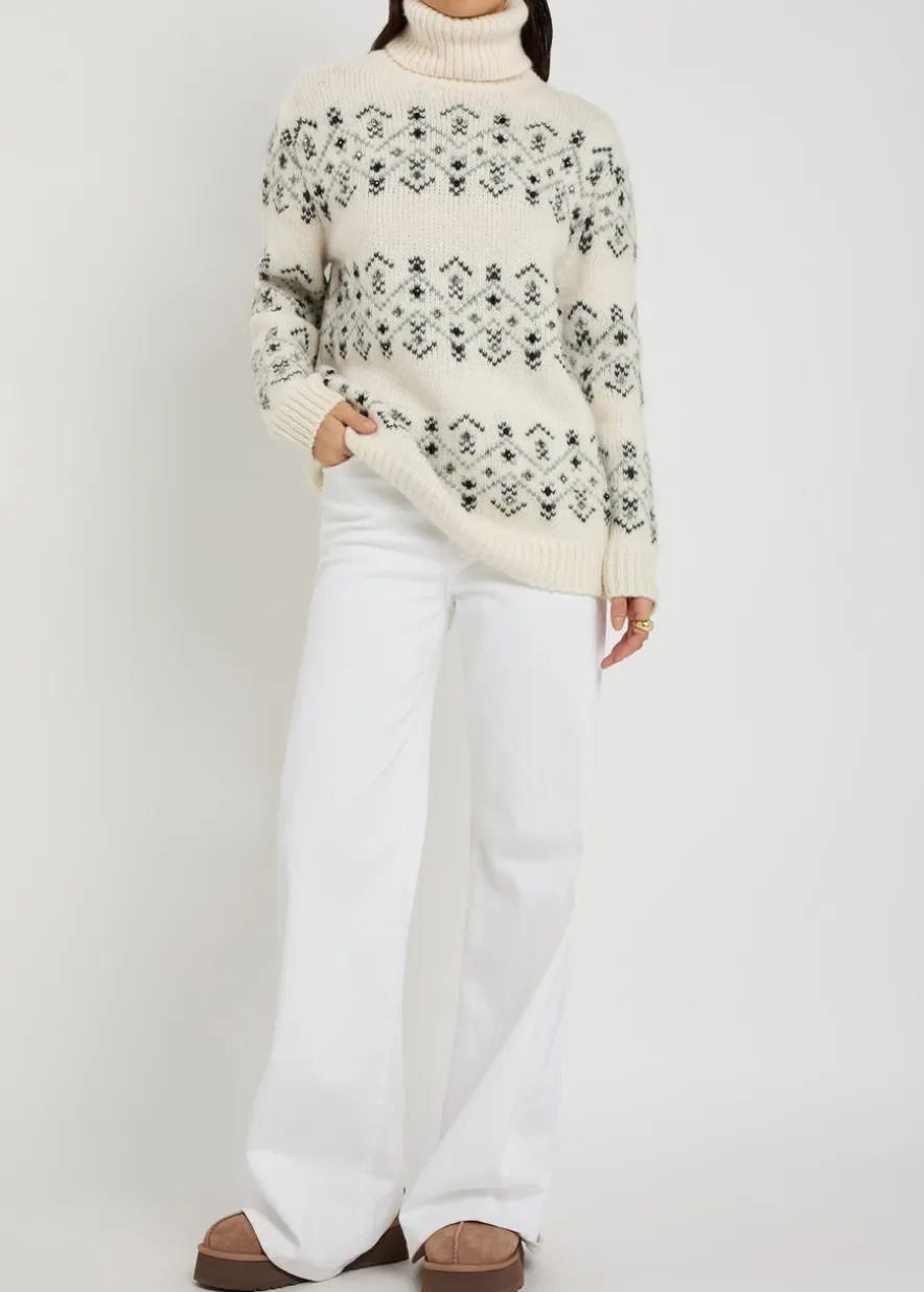 Fair Isle alpaca-blend jumper