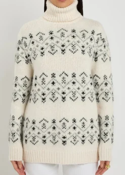 Fair Isle alpaca-blend jumper