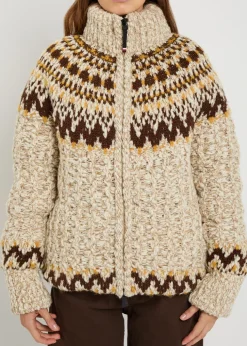 Fair Isle wool-blend jumper