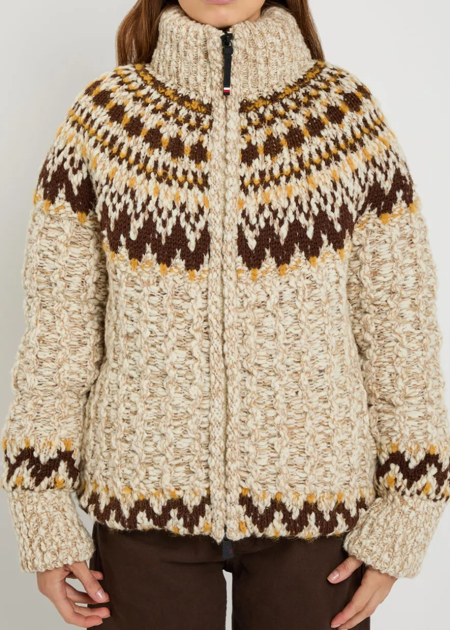 Fair Isle wool-blend jumper