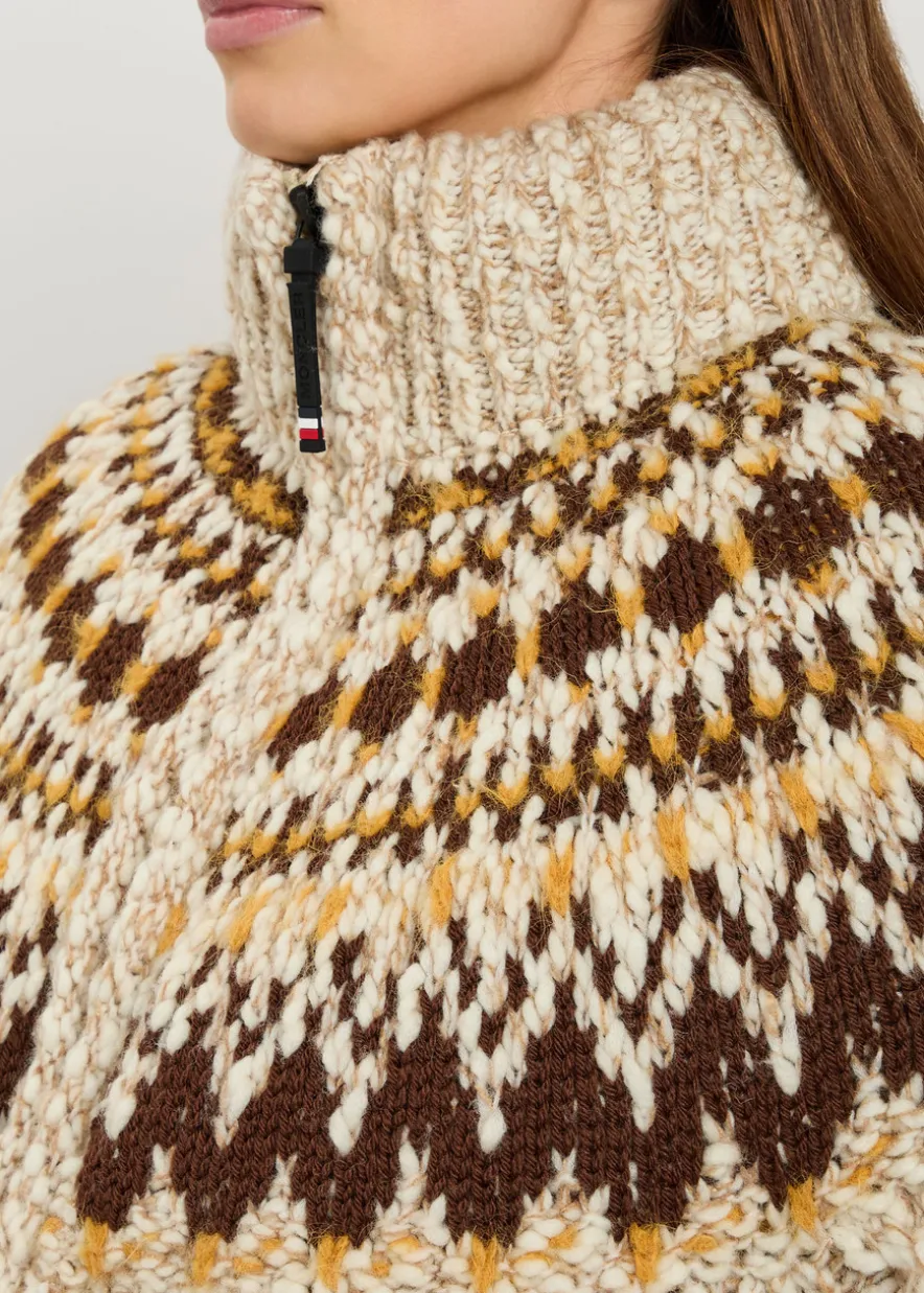 Fair Isle wool-blend jumper