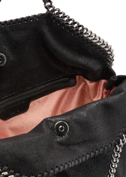 Falabella 3 Chain faux suede tote bag