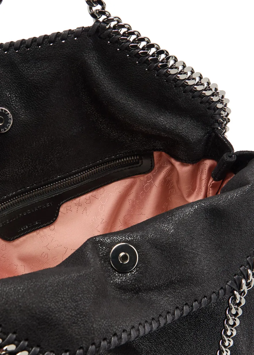 Falabella 3 Chain faux suede tote bag