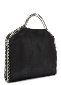 Falabella 3 Chain faux suede tote bag