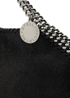 Falabella 3 Chain faux suede tote bag