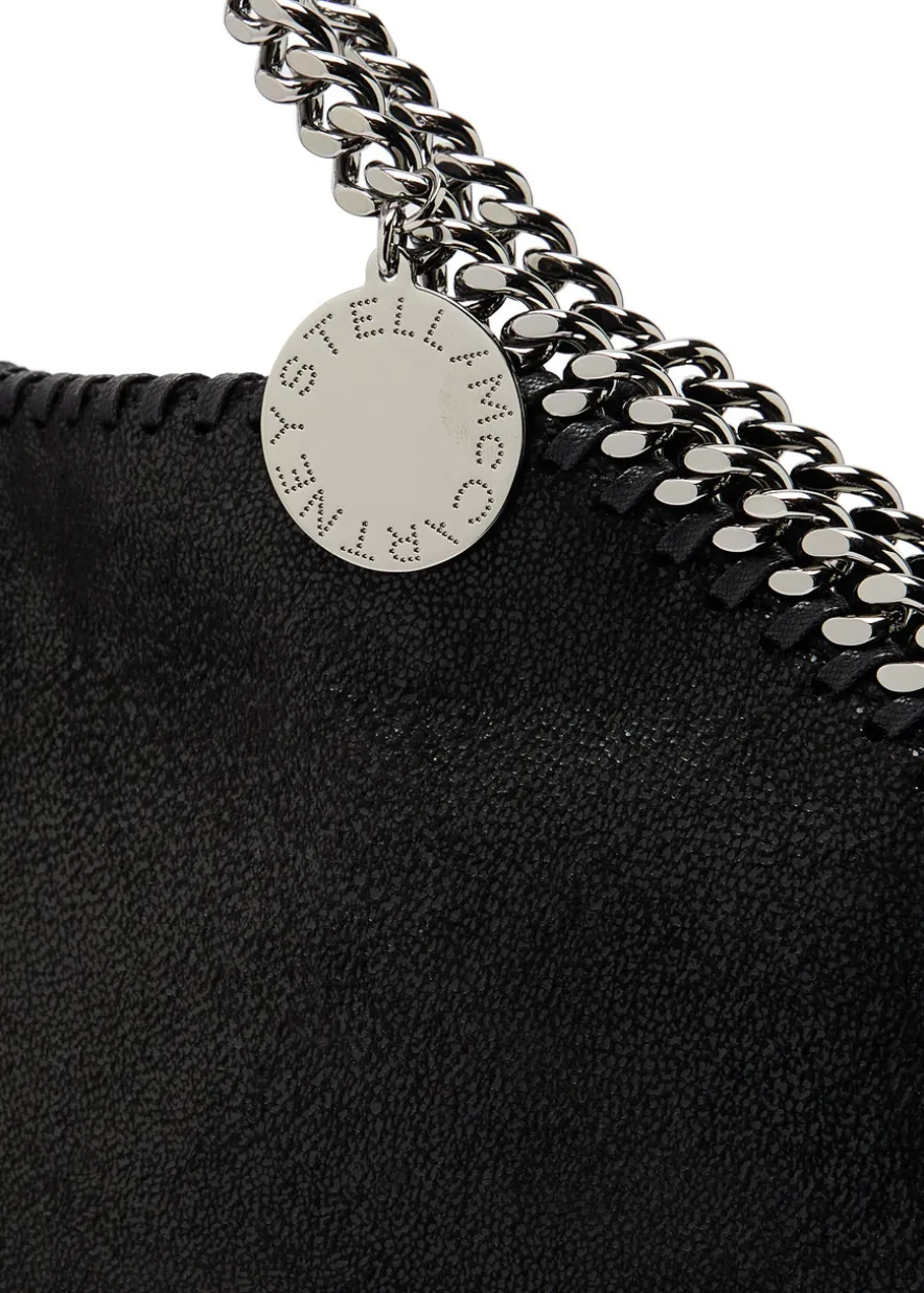 Falabella 3 Chain faux suede tote bag
