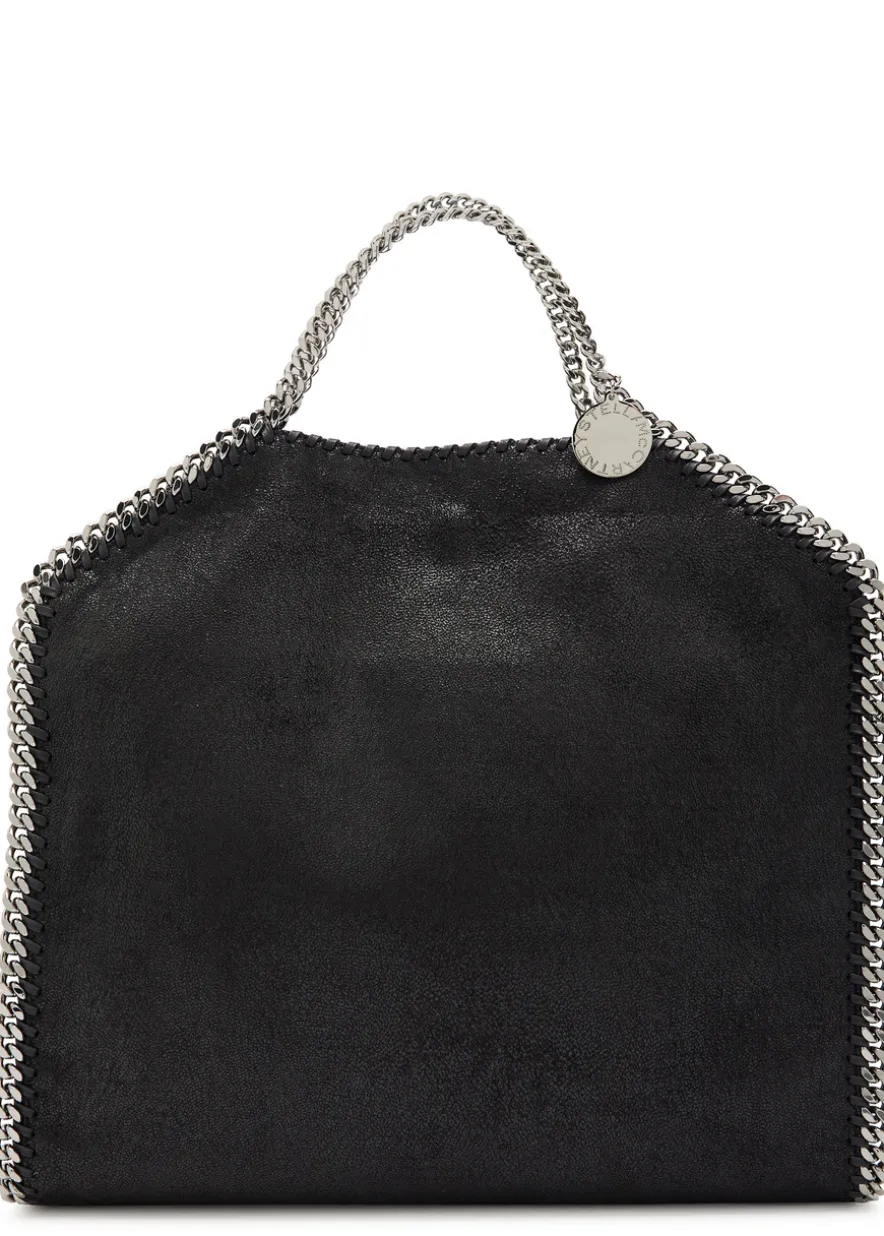 Falabella 3 Chain faux suede tote bag