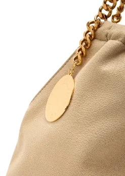 Falabella drawstring faux suede tote