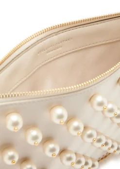 Falabella embellished satin shoulder strap