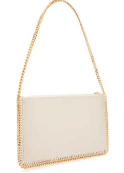 Falabella embellished satin shoulder strap