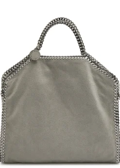 Falabella metallic faux leather tote