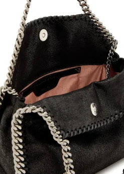 Falabella mini faux suede tote bag