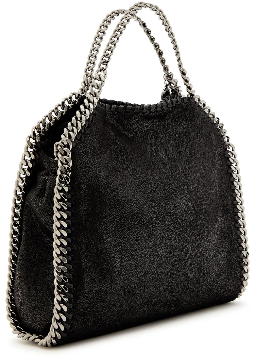 Falabella mini faux suede tote bag